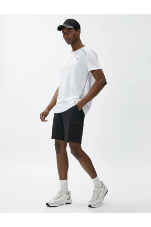 Koton Shorts - Black - Normal Waist