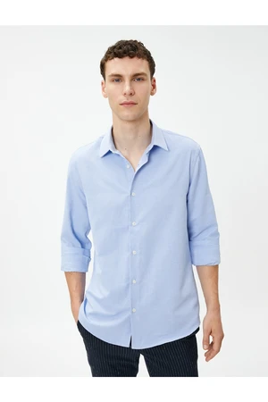 Koton Shirt - Blue - Regular fit