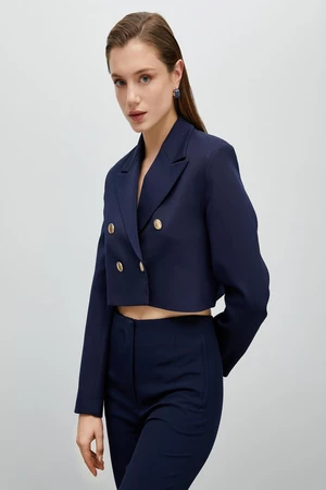 Koton Women's Navy Blue Jacket