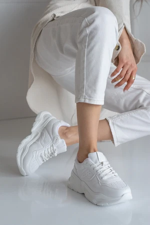 İnan Ayakkabı White - Women's Sneakers