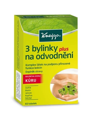 Kneipp 3 bylinky na odvodnění 60 tobolek