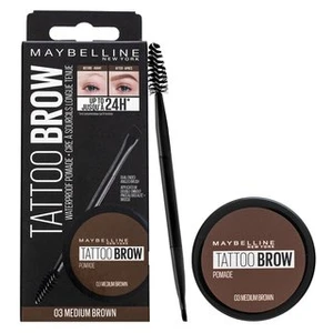 Maybelline Tattoo Brow 03 Medium Brown gel pro úpravu obočí 2v1