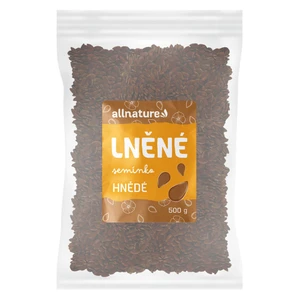 ALLNATURE Lněné semínko hnědé 500 g