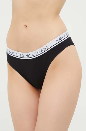 Kalhotky Emporio Armani Underwear 2-pack černá barva