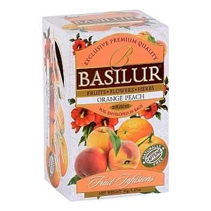 Čaj Basilur Fruit Orange Peach 20x1,8g