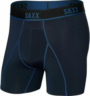 SAXX Kinetic Boxer Brief Navy/City Blue XL Lenjerie de fitness