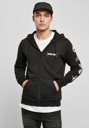 Linkin Park Anniversary Logo Zip Hoody Black