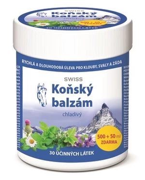 Swiss Koňský balzám chladivý 550 ml