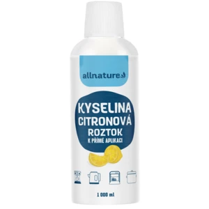 ALLNATURE Kyselina citronová roztok 1000 ml