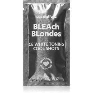 Lee Stafford Bleach Blondes Ice White intenzívna kúra pre blond a šedivé vlasy 4x15 ml