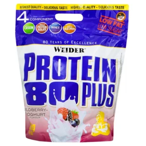 WEIDER Protein 80 plus příchuť lesní plody a jogurt 2000 g