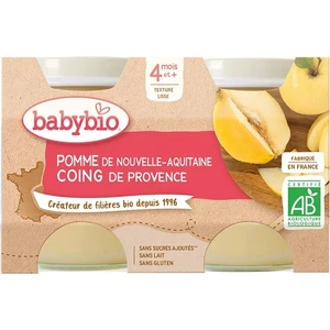 BABYBIO Jablko kdoule z Provence 2 x 130 g