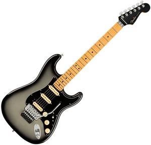 Fender Ultra Luxe Stratocaster FR HSS MN Silverburst Elektrická gitara