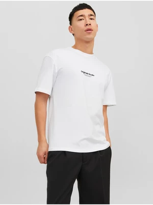 White Men's T-Shirt Jack & Jones Vesterbo - Men