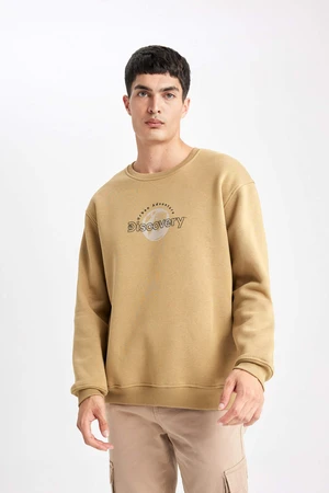 DEFACTO Oversize Fit Discovery Licensed Long Sleeve Sweatshirt