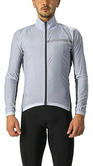 Castelli Squadra Stretch Kurtka Silver Gray/Dark Gray L