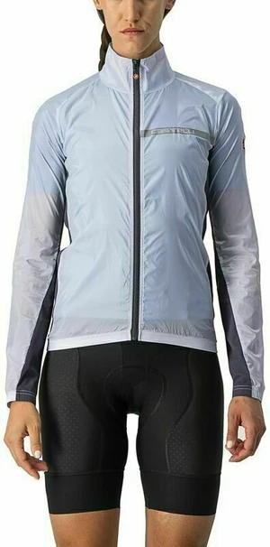 Castelli Squadra Stretch W Bunda Silver Gray/Dark Gray L