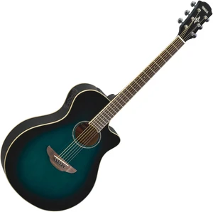 Yamaha APX600 Oriental Blue Burst Guitare Jumbo acoustique-électrique