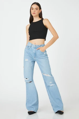 Koton Jeans Relaxed Fit magas derék, széles láb - Bianca Jean