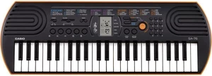 Casio SA-76 Dětské klávesy / Dětský keyboard Black