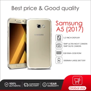 Original Samsung Galaxy A5 (2017) A520F Unlocked Dual SIM Android Wi-Fi 16MP 6.4'' 32GB 3GB RAM Samrtphone