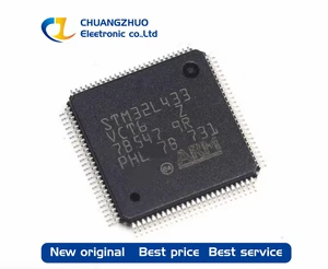 1Pcs New original STM32L433VCT6 256KB 1.71V~3.6V ARM Cortex-M4 64KB 80MHz FLASH 83 LQFP-100(14x14) Microcontroller Units