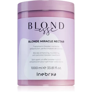 Inebrya BLONDesse Blonde Miracle Nectar hĺbkovo vyživujúca kúra pre blond vlasy 1000 ml