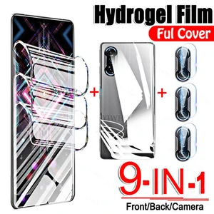 For Xiaomi Redmi K40 Gaming Full Cover Front Back Hydrogel Film Screen Protectors Xiomi Redmy K40Gaming K40s K40 Pro+ Lens Glass