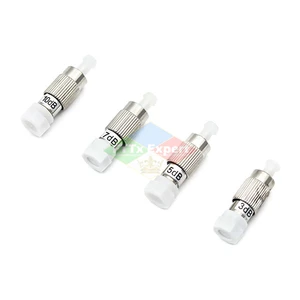 5PCS/bag FC UPC female to male 3dB,5dB,10dB,15dB fiber optic Attenuator FC UPC 15db female male Fiber Optic Attenuator Adapter