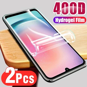 2PCS Full Coverage Hydrogel Film For Samsung Galaxy A24 4G Protective Film SamsungA24 Samsun A 24 24A 4G Screen Protectors 6.5in