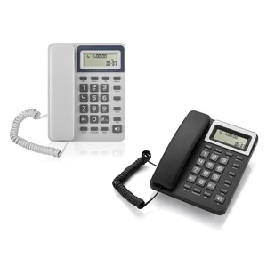 TSD-813 Desktop Corded Landline Phone Fixed Telephone LCD Display Calculator