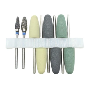 Free Shipping 8Pcs/set HP Dental Resin Base Acrylic Polishing Burs Kit Drill Polisher Rotary Dentista Tool Dental Lab Instrument