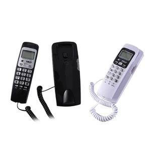 Redialing Corded Telephone Home Fixed Landline LCD Display Calendar Redial 40JB