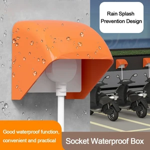 Supplies Bathroom Electric Plug Rainproof Cover Switch Protective Cover Protection Socket Outdoor Socket Waterproof Box