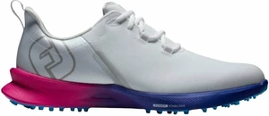 Footjoy FJ Fuel Sport Mens Golf Shoes White/Pink/Blue 46 Calzado de golf para hombres