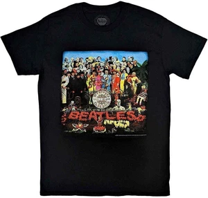 The Beatles T-shirt Vintage Sgt Pepper Unisex Black 2XL