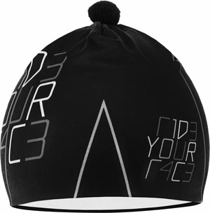 R2 Pompon Black/White/Gray Sapka