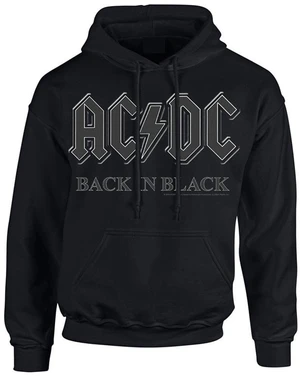 AC/DC Mikina Back In Black Black 2XL