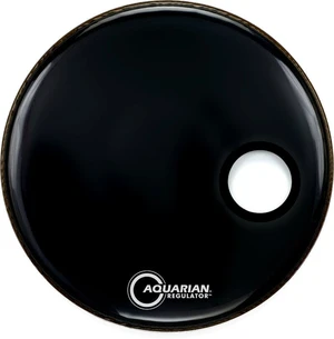 Aquarian RSM18BK Regulator Port/Ring 18" Black Cabeza de tambor resonante