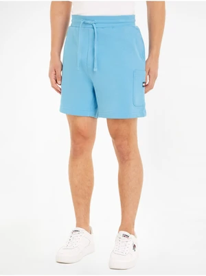 Light blue men shorts Tommy Jeans - Men