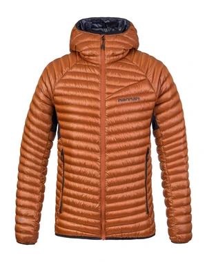 Men's down jacket Hannah MIO HOODY rust