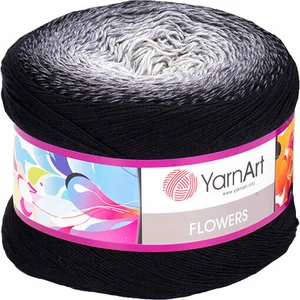 Yarn Art Flowers 253 Grey White Fil à tricoter