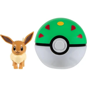 Jazwares Pokémon Clip N Go Poké Ball Eevee a Friend Ball