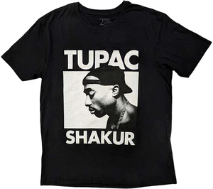 2Pac Tričko Eyes Closed Unisex Black XL