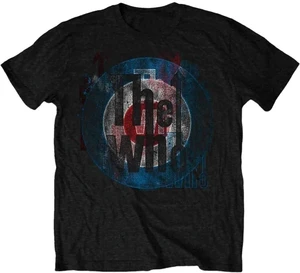 The Who T-shirt Target Texture Unisex Black XL