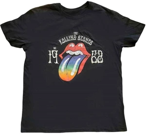 The Rolling Stones Ing Sixty Rainbow Tongue '62 Unisex Black S