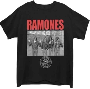 Ramones T-Shirt Cage Photo Unisex Black 2XL