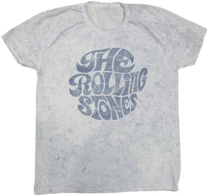 The Rolling Stones T-Shirt 70's Logo Unisex Dip-Dye on White XL