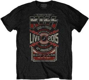 Kiss T-Shirt Japan Live 2015 Unisex Black M