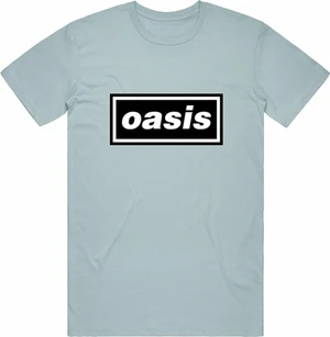 Oasis T-Shirt Decca Logo Unisex Light Blue XL